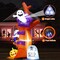 GOOSH 9 FT Halloween Inflatables Tree Blow Up Yard Huge Tree with Pumpkin Tombstone with Built-in LEDs